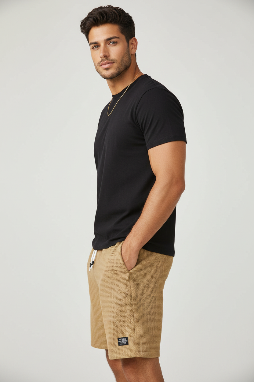 Pantalones cortos Waffle