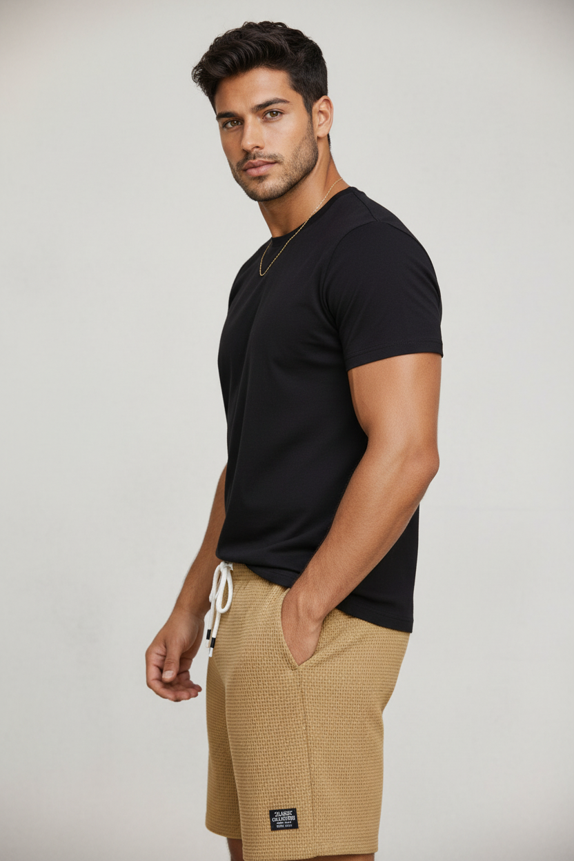 Pantalones cortos Waffle