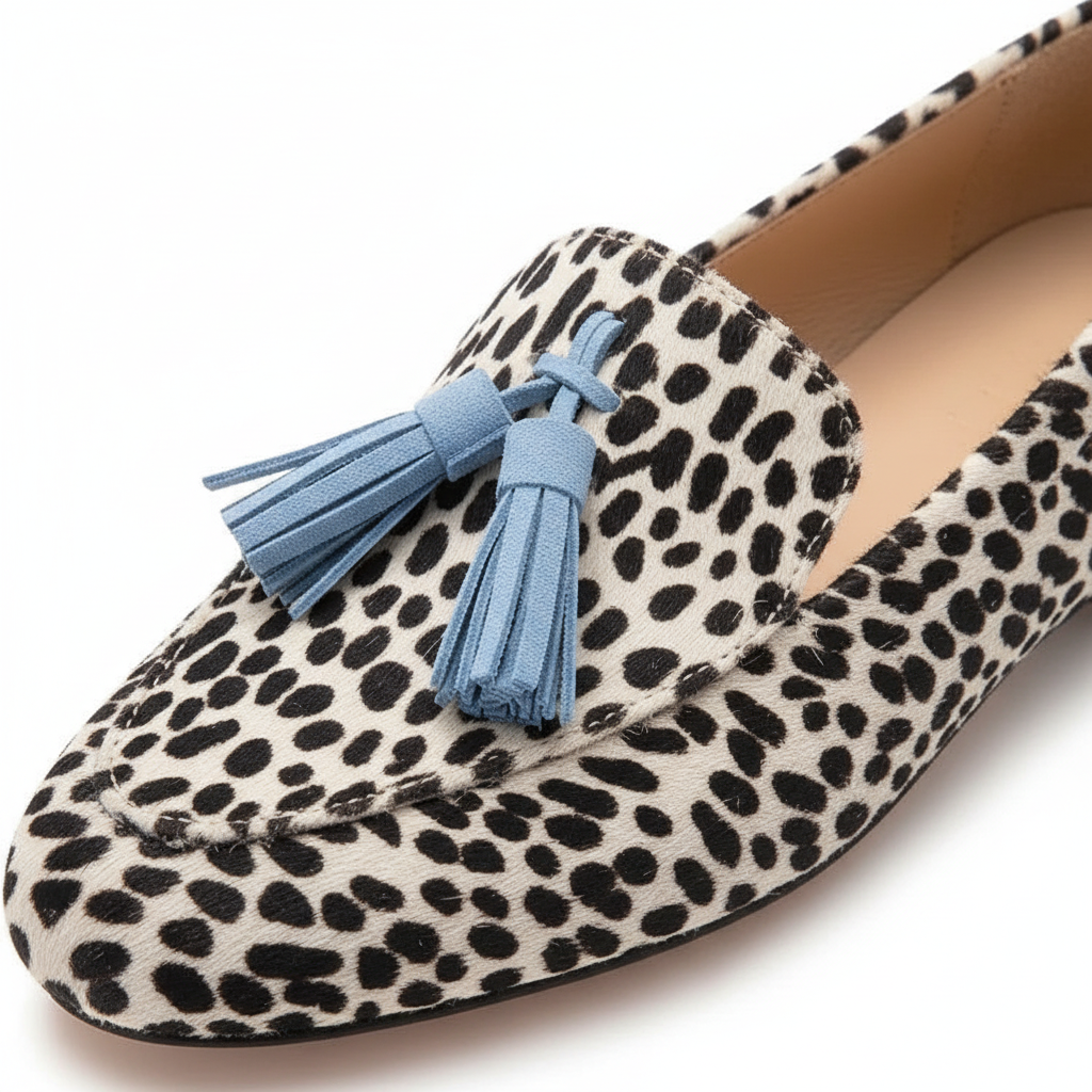 Mocasín Cheetah Azul