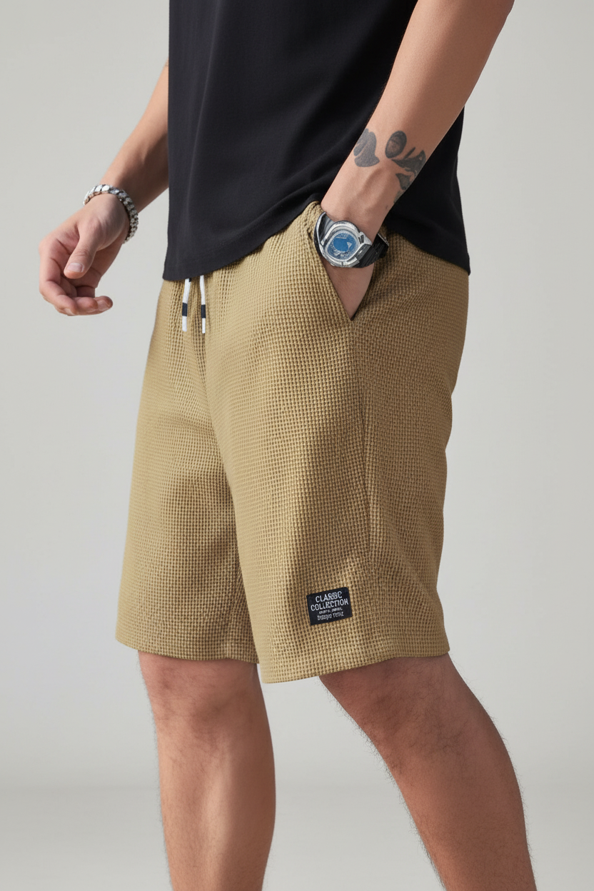 Pantalones cortos Waffle