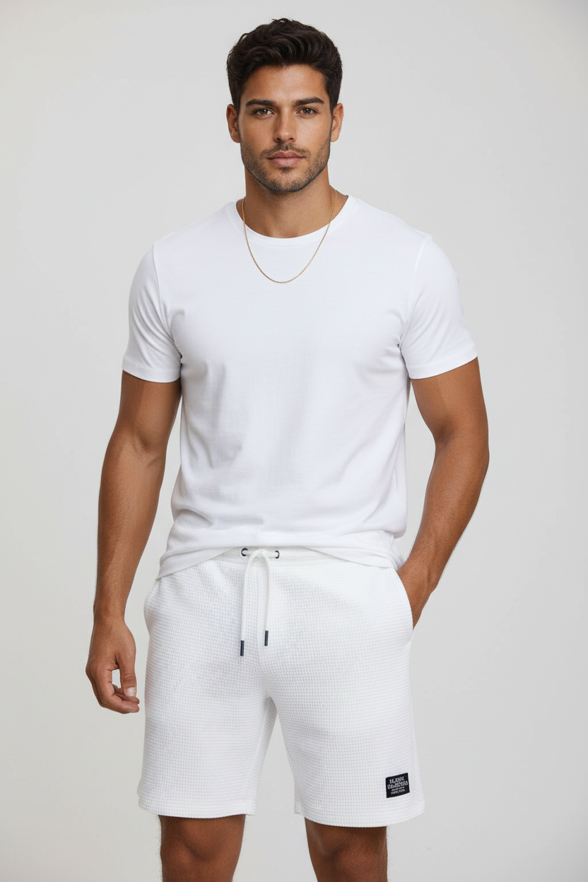 Pantalones cortos Waffle