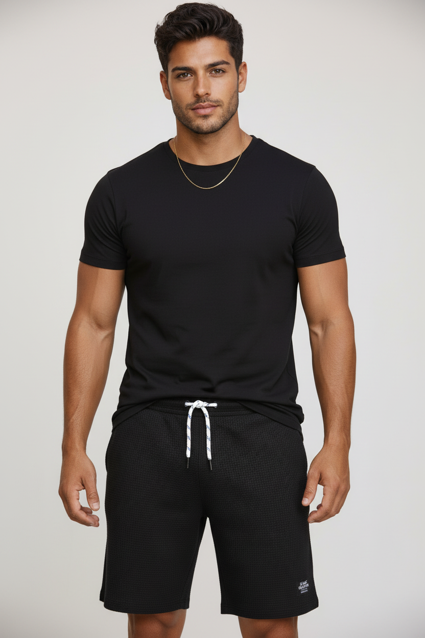 Pantalones cortos Waffle