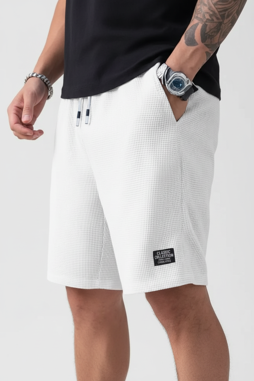 Pantalones cortos Waffle