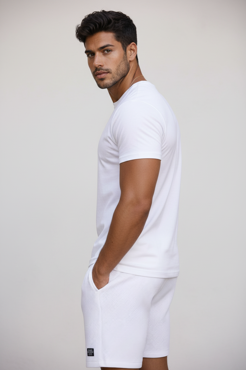 Pantalones cortos Waffle