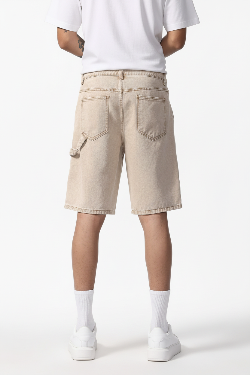 Bermuda Denim Carpenter Camel